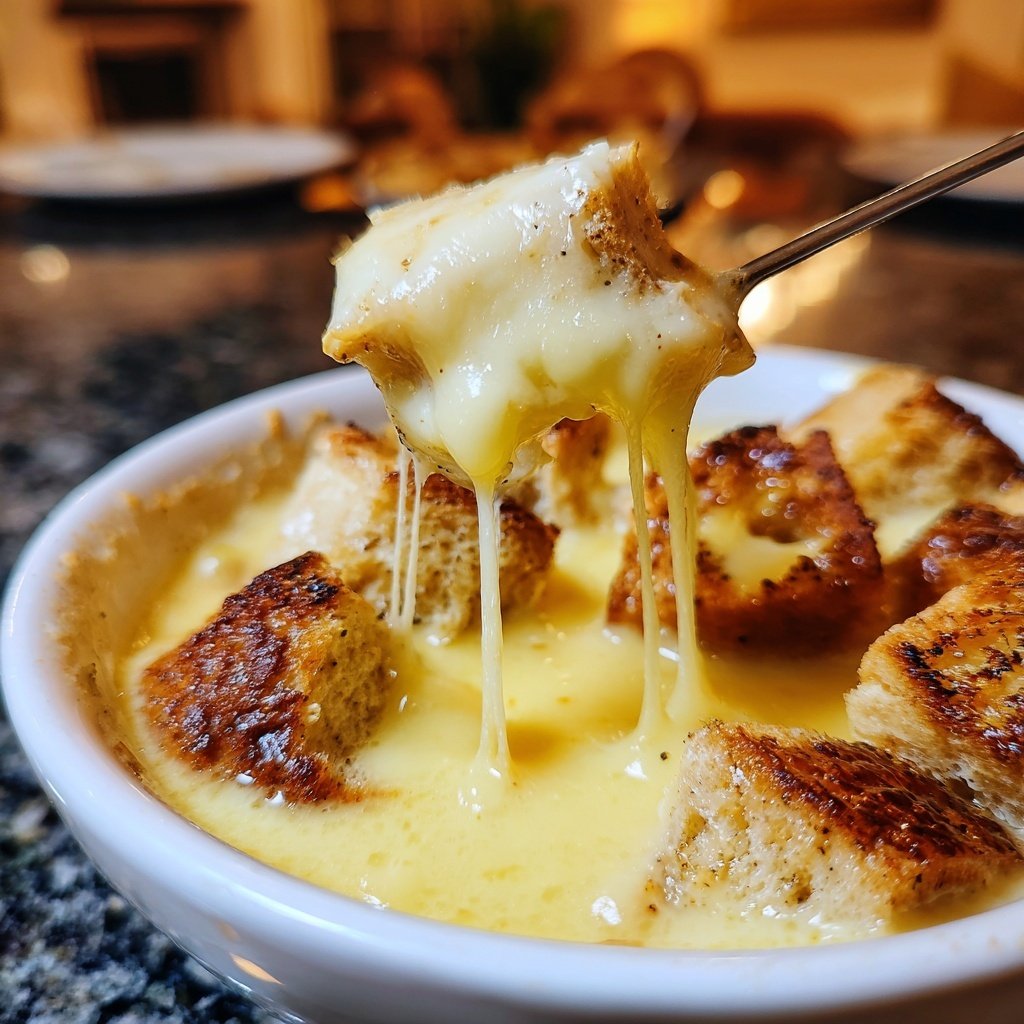 Fondue with Alpine Cheese Blend