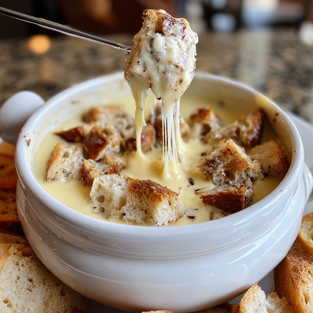 Fondue with Truffle Cheese