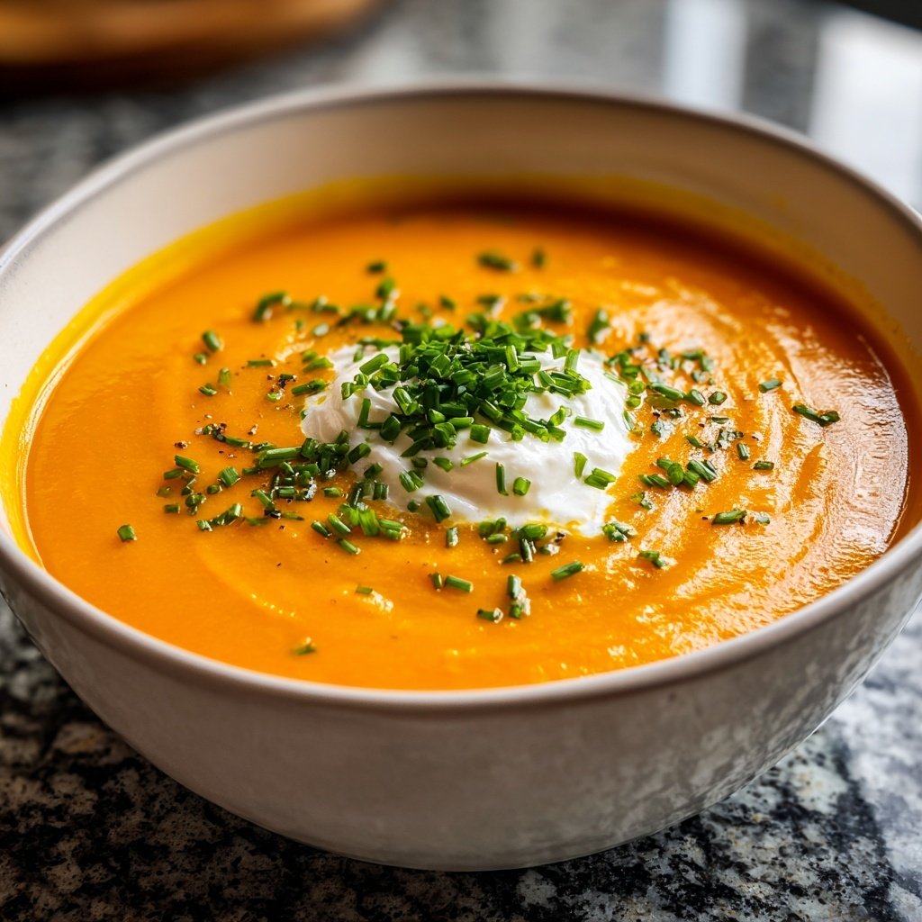 Creamy Carrot Ginger Soup
