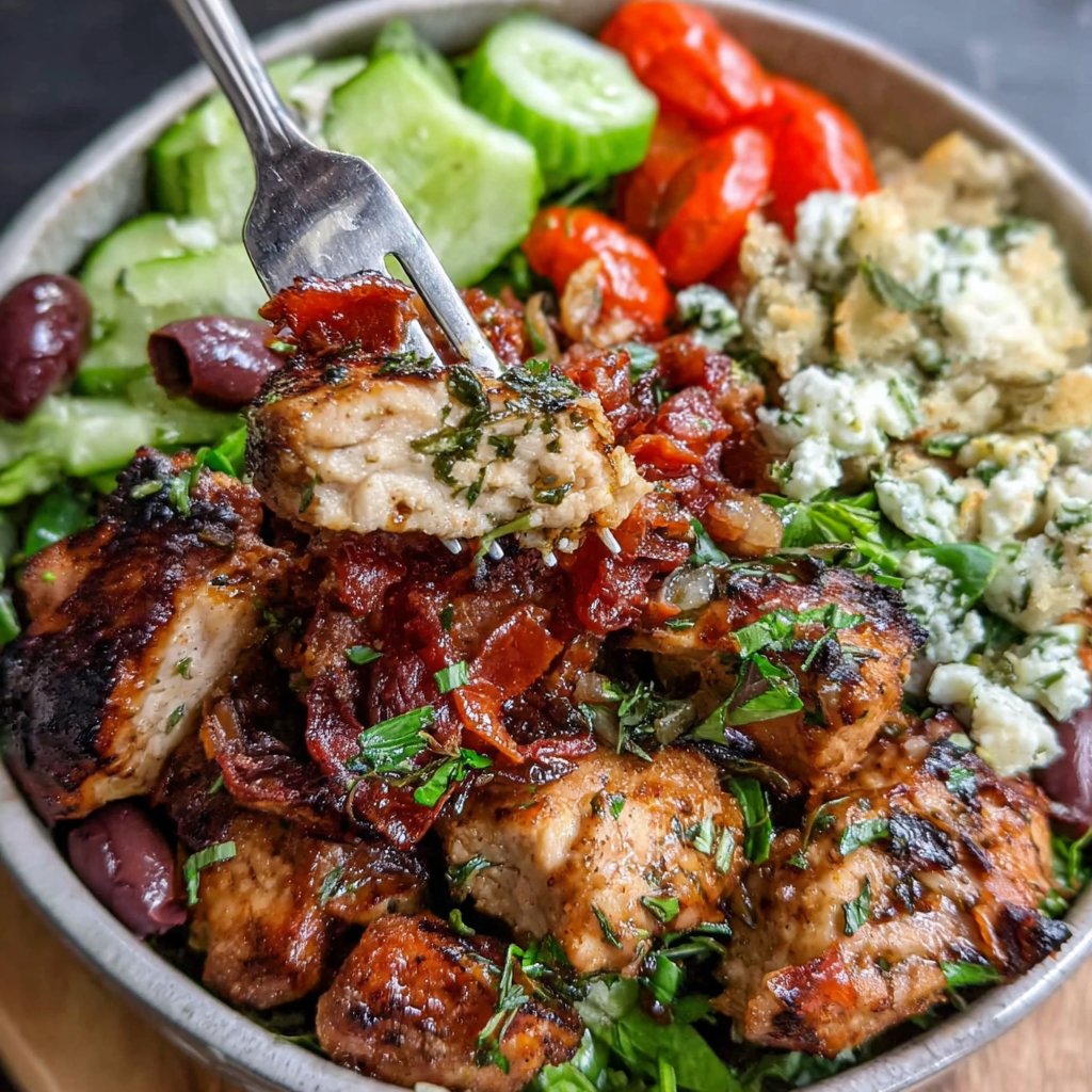 Mediterranean Grilled Chicken Bowl