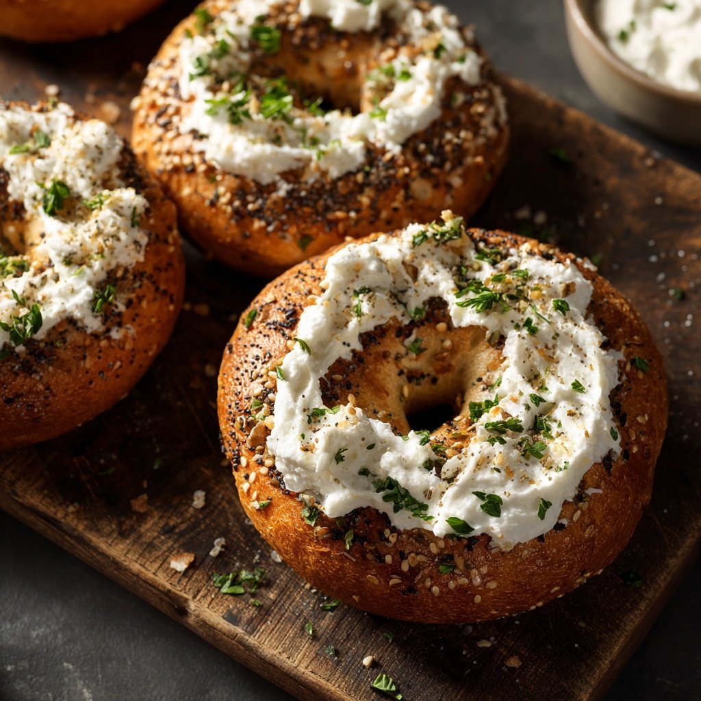 Protein Bagels With Greek Yogurt