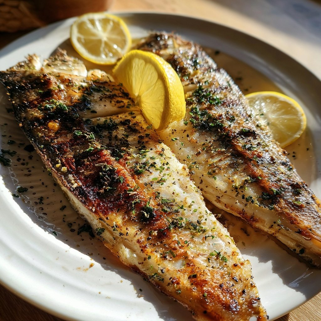 Healthy & Light Lemon Grilled Fish Plate