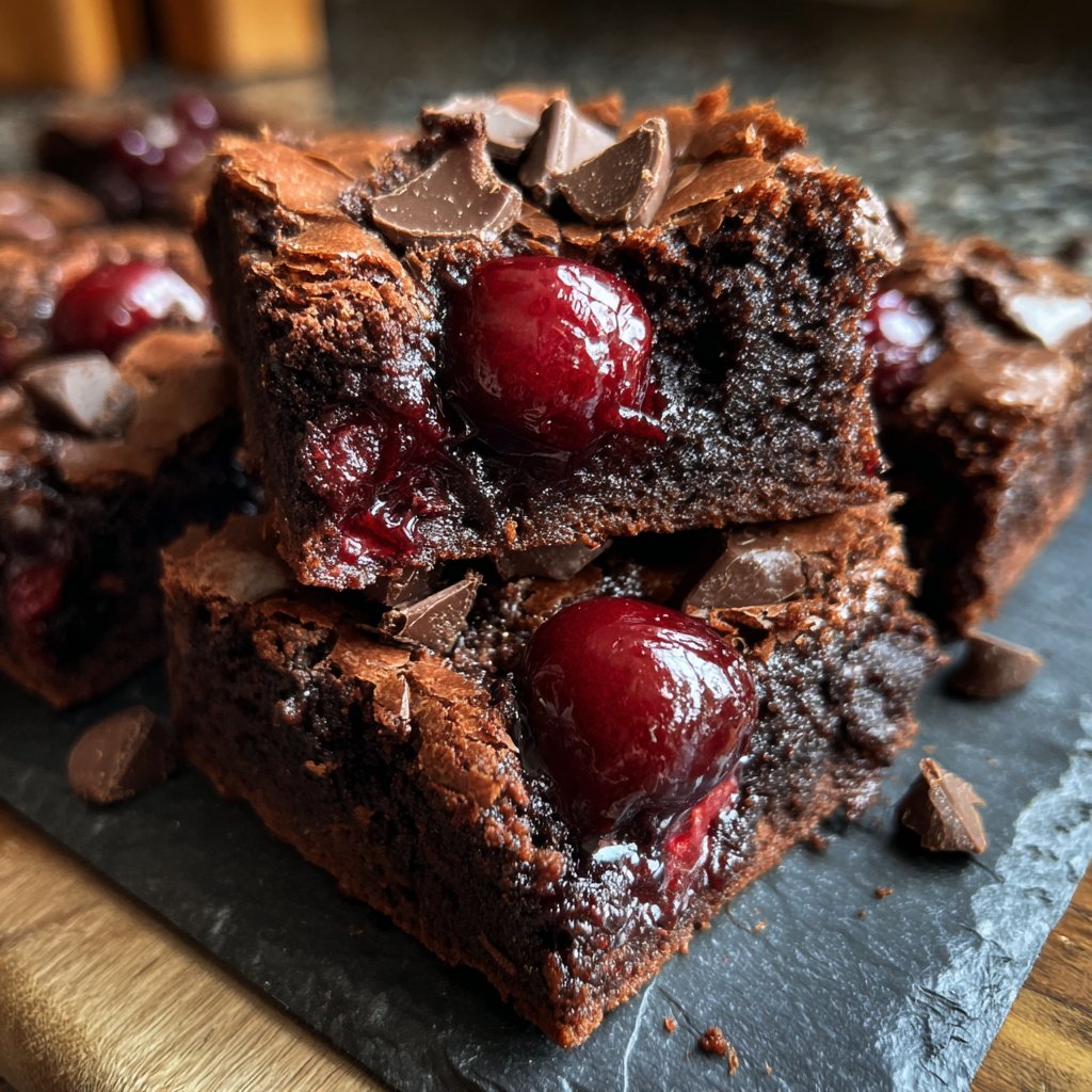 Chocolate Cherry Brownies