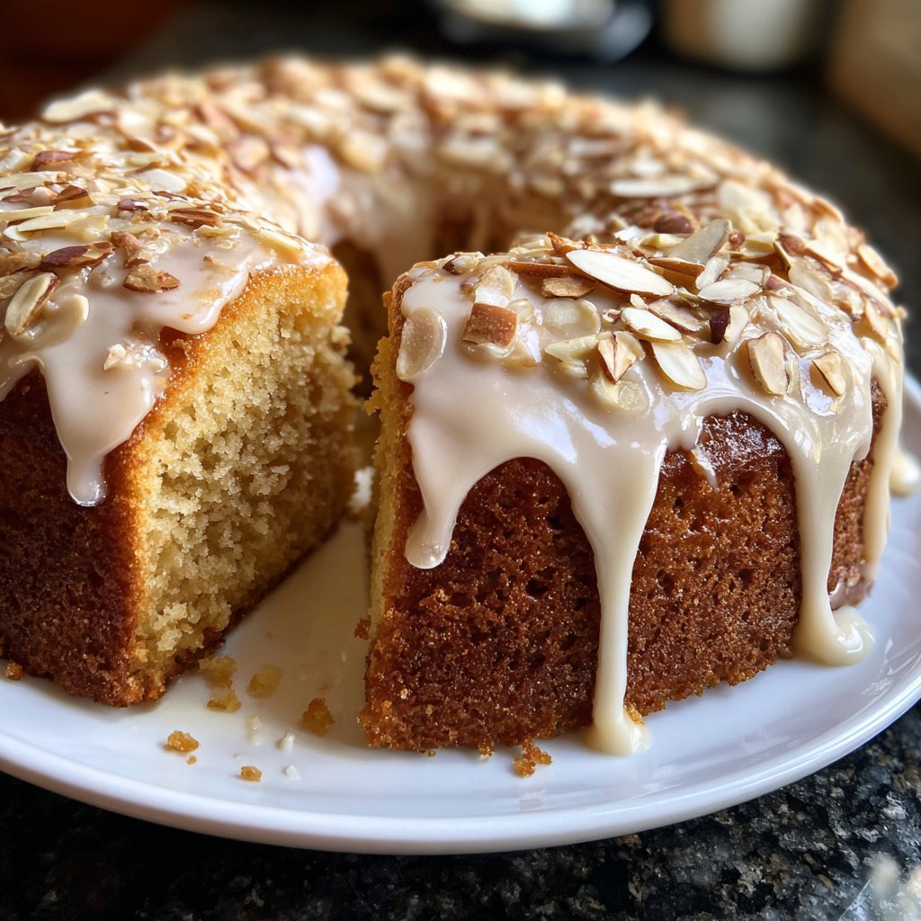 Vanilla Almond Yogurt Cake