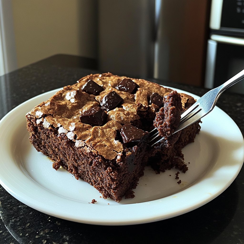 Cottage Cheese Brownies with Dark Chocolate Chunks