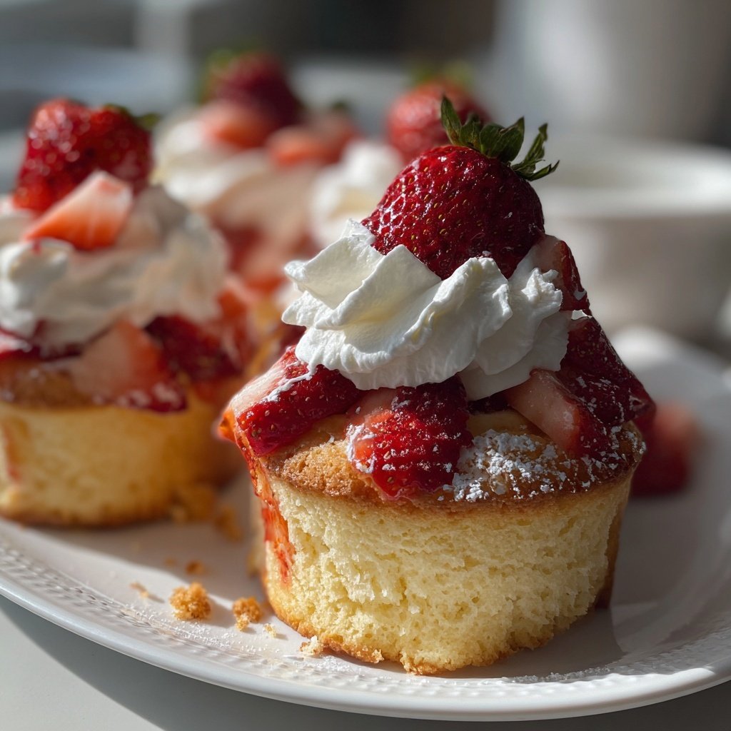 Easy Strawberry Shortcake Cups