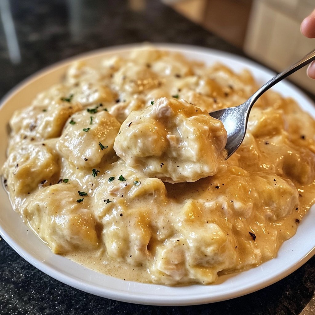 Set-It-and-Forget-It Slow Cooker Chicken and Dumplings