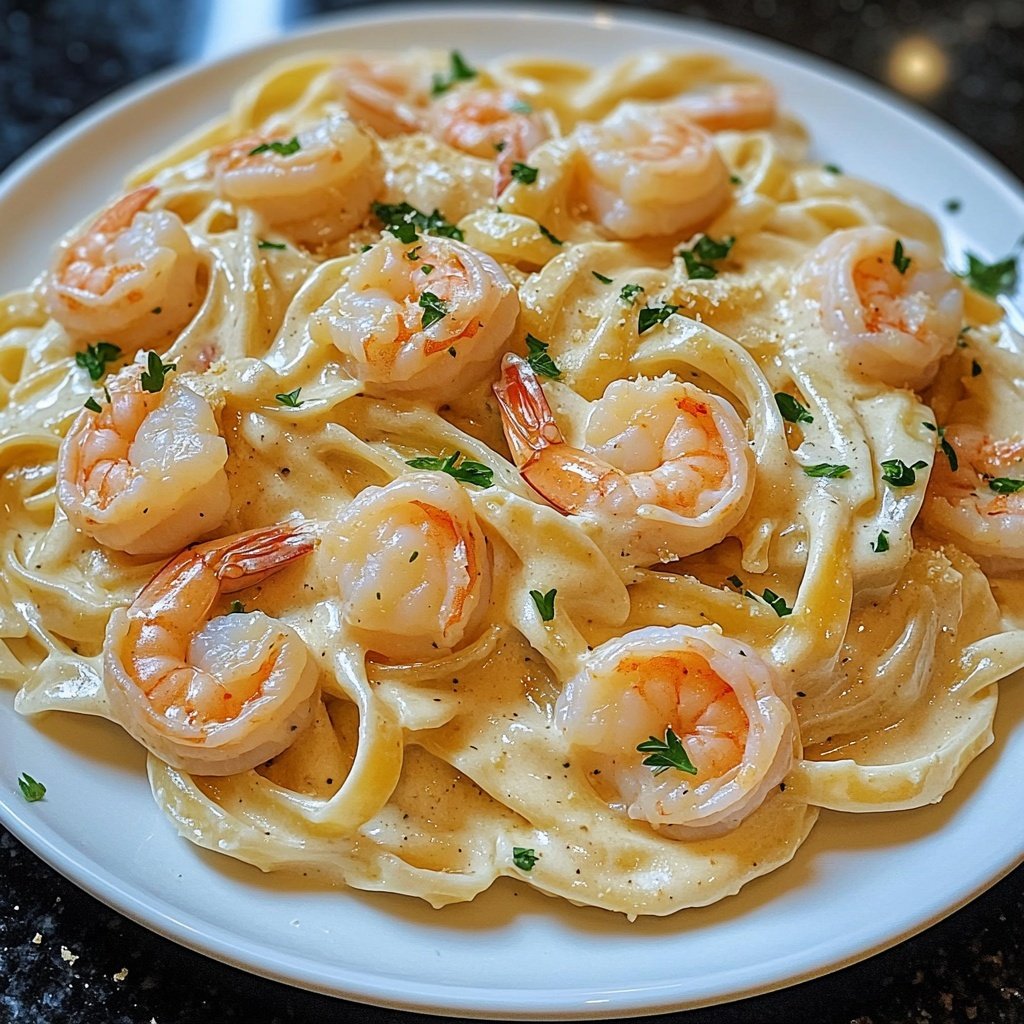 Shrimp Alfredo Pasta Recipe