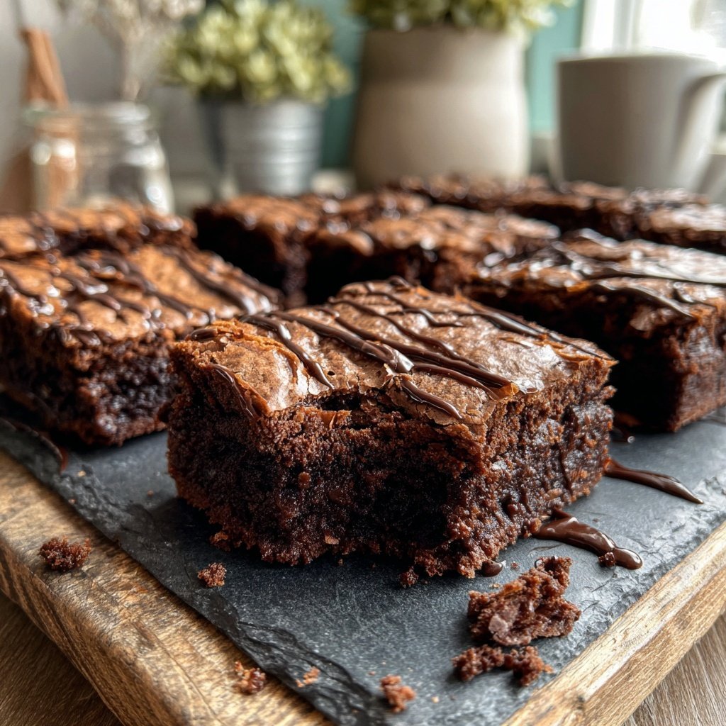 Chewy Brownies With Starter
