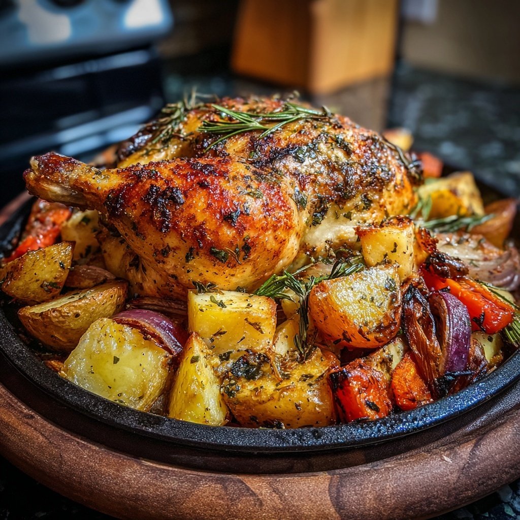 Mediterranean Roasted Chicken And Vegetables