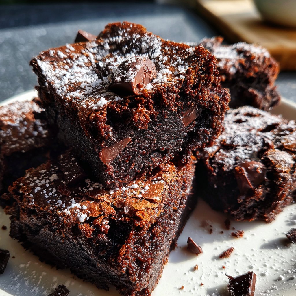 Fudgy Sourdough Discard Brownies
