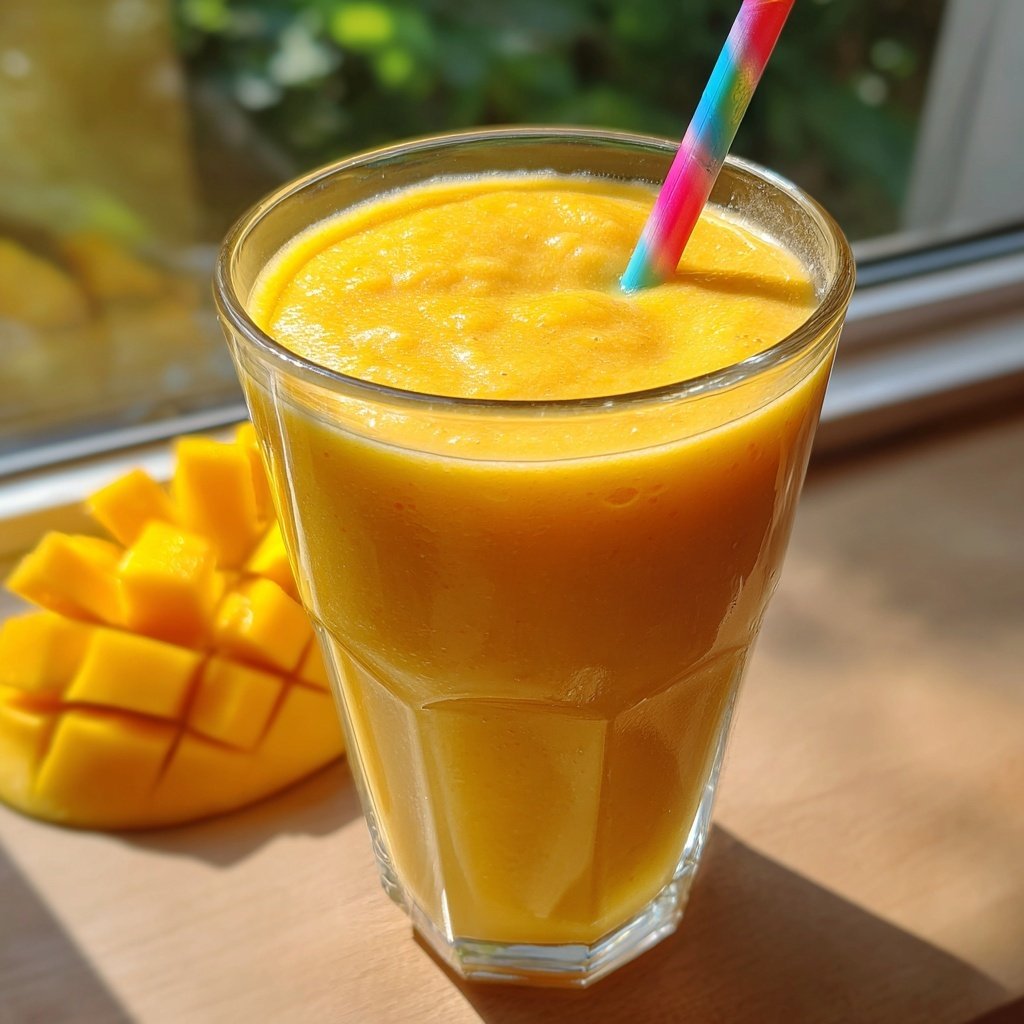 Easy Smoothie With Mango