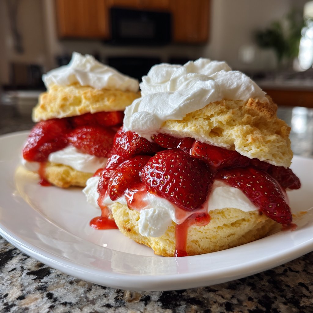 Valentines Treats Strawberry Shortcakes