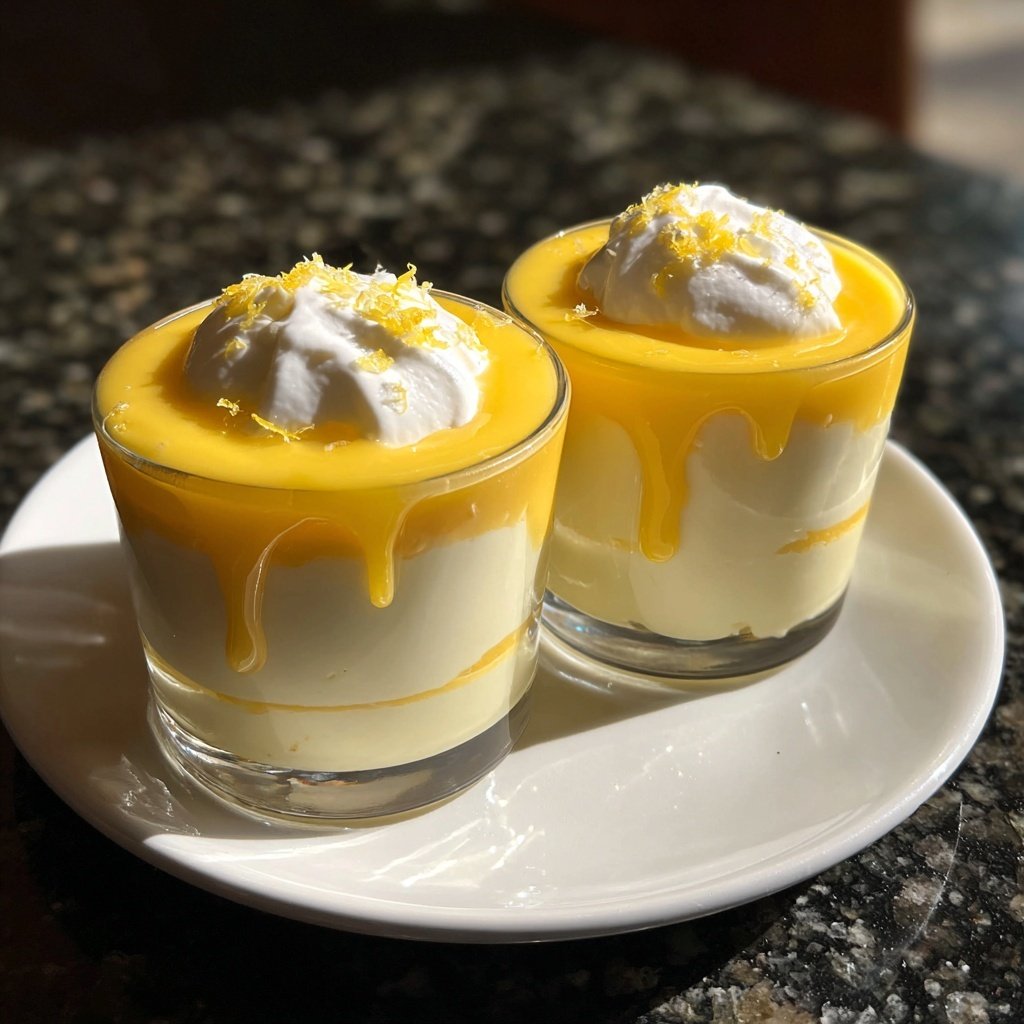 Limoncello Cream Dessert Cups